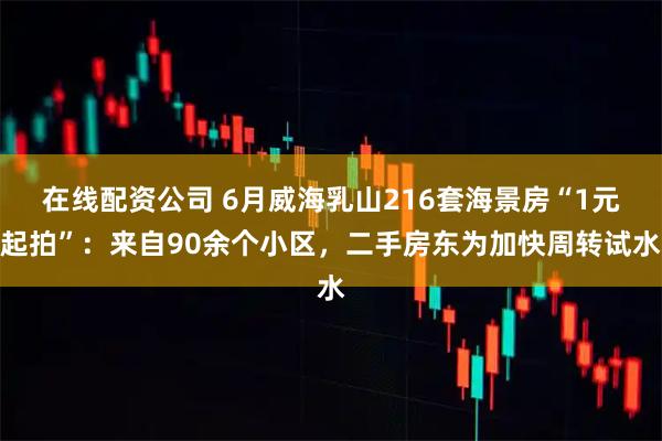 在线配资公司 6月威海乳山216套海景房“1元起拍”：来自90余个小区，二手房东为加快周转试水